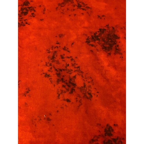 Marble Red & Black Speckled Fabric By Beth Bruske For David Textile Inc 1/2 yard - Picture 2 of 12
